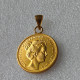 P(25)Coin Pendant Netherlands, 1898 Wilhelmina I, 10 Gulden, Gold Plated Copy Coin(22mm)