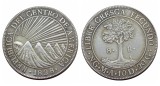 Central America 8R 1824-1842 Silver Plated Copy Coin
