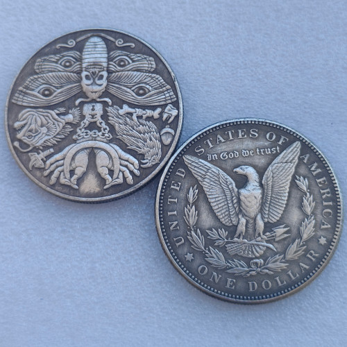 HB(357) US Morgan Hobo Silver Plated Dollar Copy Coin