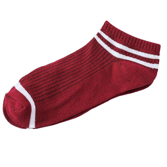 24Colors носки женские girl Striped socks woman short socks summer comfortable Harajuku socks women's short socks ankle
