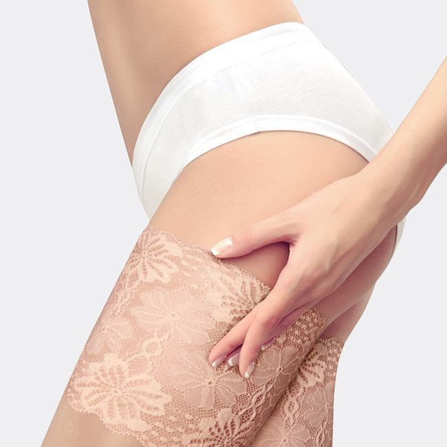 Anti Friction Thigh Bands Leg Warmers Women Anti Chafing Leg Protection Thigh Bands Silicone Anti-Slip Sexy Lace Thigh Leg Socks