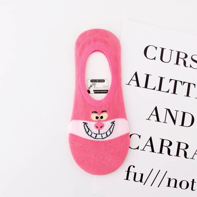 Cute Cartoon Women Causal Cotton Socks Looney Tunes Comfortable Tweety Bunny Wolf Invisible Men Socks No Show Socks Dropshipping