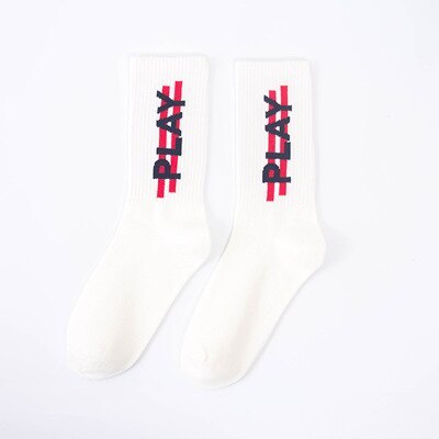 Letters Sports Tide Socks Men and Women Stocks Couples Tide Socks Autumn New Letters Stocks Cotton Socks Hip Hop Street Sports