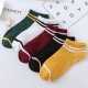 24Colors носки женские girl Striped socks woman short socks summer comfortable Harajuku socks women's short socks ankle