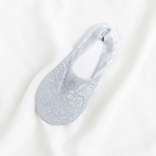 1 Pair Fashion Women Girls Summer Socks Style Lace Flower Short Sock Antiskid Invisible Ankle Socks 2019 New 7 colors