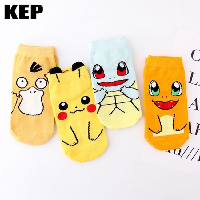 Women Socks Japanese Summer Kawaii Harajuku Boat Socks Female Casual 3D Cartoon Animal Cute Invisiable Slippers Girl Ankle Socks