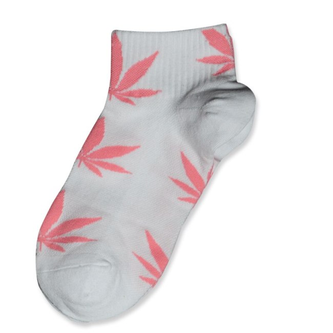 spring and autumn casual long paragraph weed boat socks Fashion comfortable high quality cotton socks  leaf maple leaves