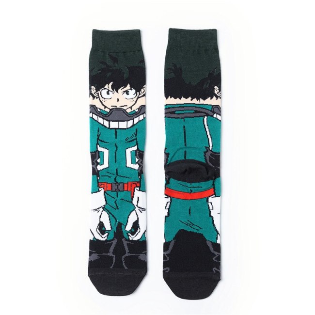 japan Anime marvel cartoon Cosplay socks men anime Character Crew Socks Kids Adult Cotton Sock Breathable High Stockings New