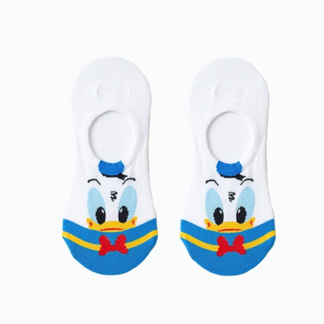 Women Socks Cute Cartoon Breathable Soft Kawaii Short Ankle Socks Summer Mouse Cat Duck New Creative Pattern Street Trend Style