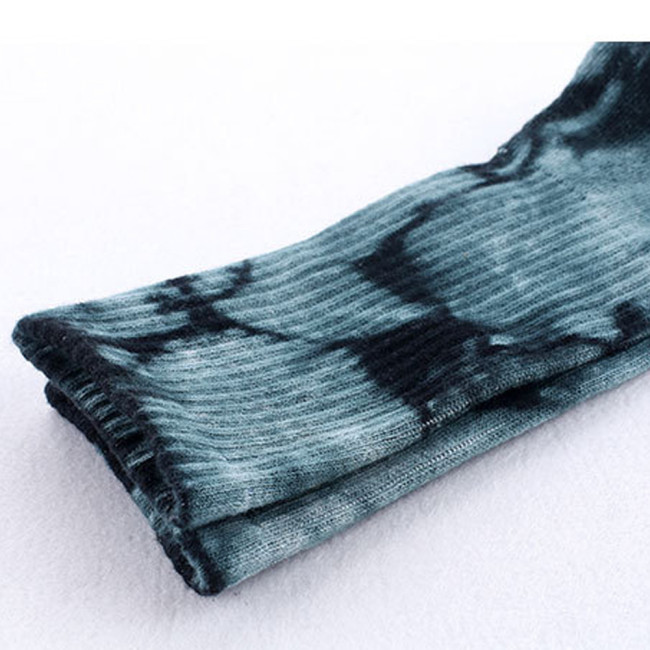 Men Unisex Novelty Colorful Tie-dyeing Skateboard Socks.Cotton Harajuku Hiphop Socks Sox Ethnic Couple Long Sock Meias