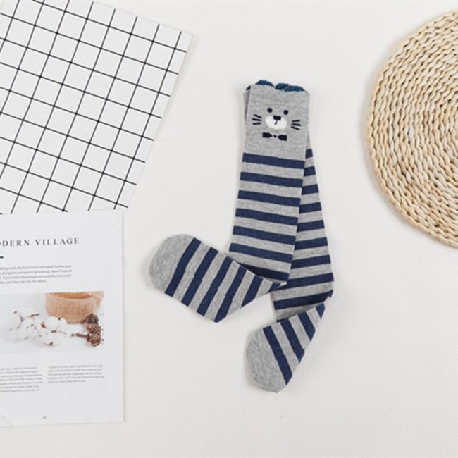 2019 Cartoon Cute Kids Socks Bear Animal Baby Cotton Socks Knee High Long LegWarmers Cute Socks Boy Girl Children socks 3-12 Y