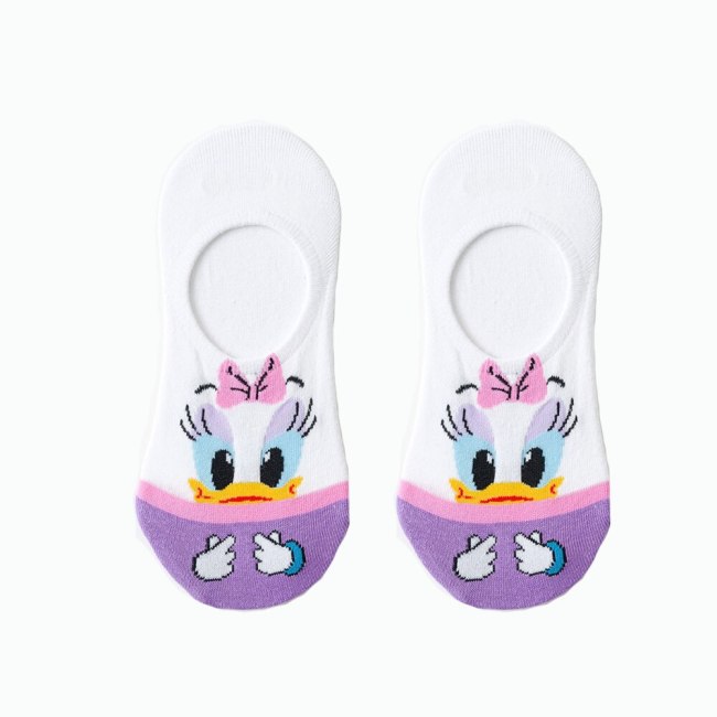 Women Socks Cute Cartoon Breathable Soft Kawaii Short Ankle Socks Summer Mouse Cat Duck New Creative Pattern Street Trend Style