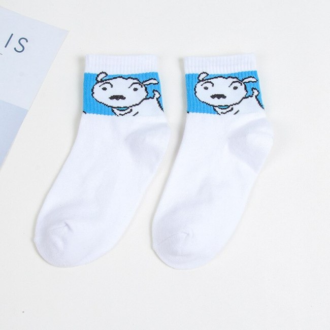 Fashion Cartoon Character Cute Short Socks Women Harajuku Cute Patterned Ankle Socks Funny Hipster Skatebord Ankle Female Sox
