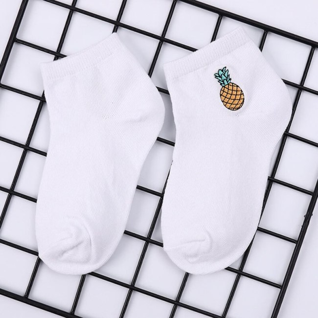 Children's cotton socks Cute Cartoon fruit embroidery socks comfortable cartoon socks kids socks Children's socks baby socks