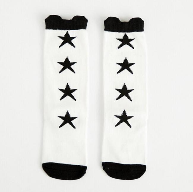 Free Shipping Baby Girls Socks leg warmer Fox Cotton Cute Character Knee Socks Kid Clothing unisex Toddler Boot Socks Cartoon