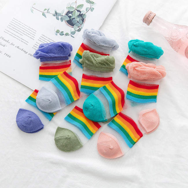 5 Pairs/lot 1 to 7 Yrs Spring Summer Thin Girls Sock Kids Cotton Mesh Boat Sock Lovely Animal Breathable Toddler Boys Ankle Sock