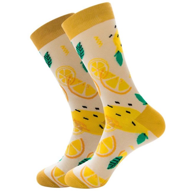 Colorful Men's Socks Harajuku Colorful Happy Funny symbol International chess geometric Formula Cotton Sock Christmas Gift