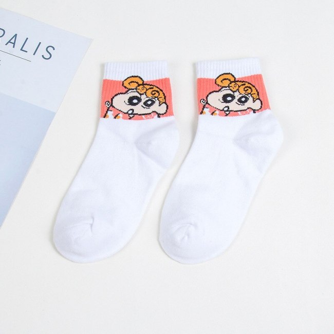 Fashion Cartoon Character Cute Short Socks Women Harajuku Cute Patterned Ankle Socks Funny Hipster Skatebord Ankle Female Sox