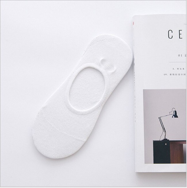 5 Pairs/Lot New Cotton Men Invisible Socks Men Sock Slippers Silicone Soft Breathable Sweat absorpt Anti-skid Solid Summer Socks
