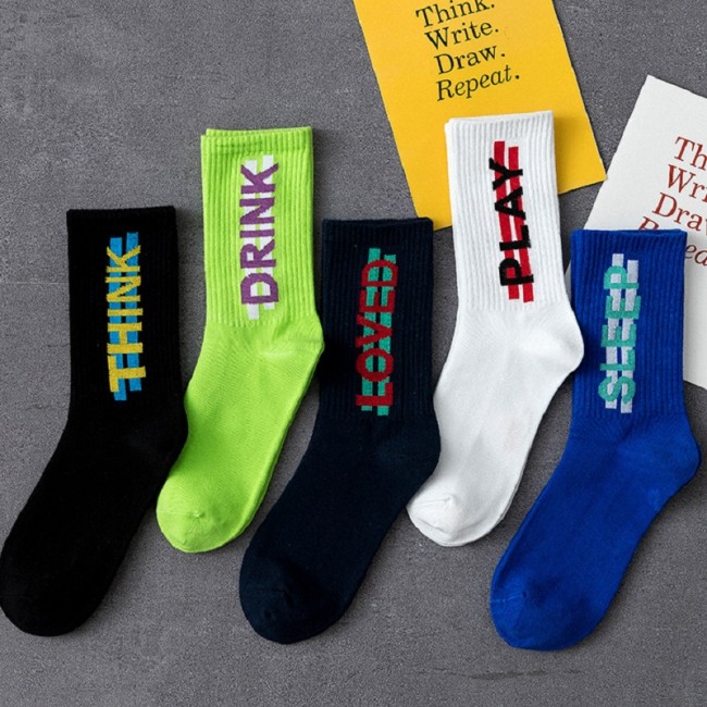 spring and autumn casual long paragraph weed boat socks Fashion comfortable high quality cotton socks  leaf maple leaves