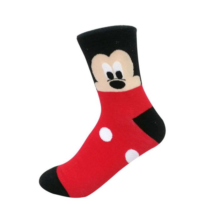 Disney Women Socks Cartoon Animal  mouse socks cute Kawaii Funny ankle Socks invisible Silicone slip Socks girl Cotton boat sock