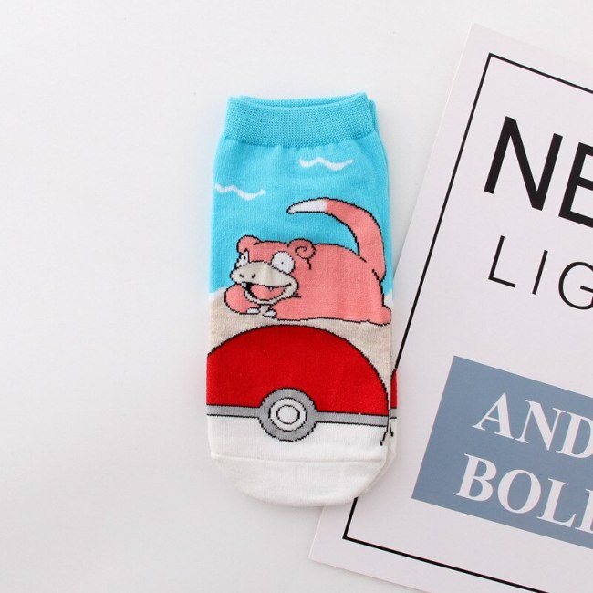 Women Socks Japanese Summer Kawaii Harajuku Boat Socks Female Casual 3D Cartoon Animal Cute Invisiable Slippers Girl Ankle Socks