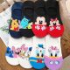 Disney Women Socks Cartoon Animal  mouse socks cute Kawaii Funny ankle Socks invisible Silicone slip Socks girl Cotton boat sock