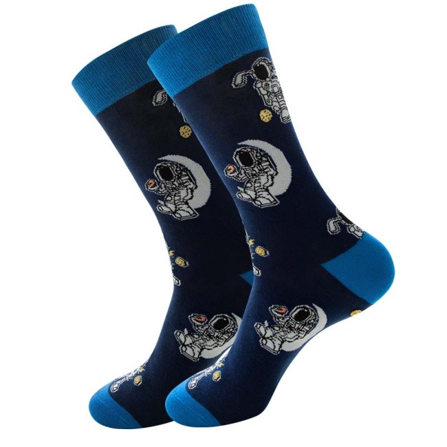 Colorful Men's Socks Harajuku Colorful Happy Funny symbol International chess geometric Formula Cotton Sock Christmas Gift