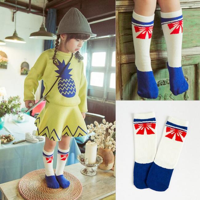 Free Shipping Baby Girls Socks leg warmer Fox Cotton Cute Character Knee Socks Kid Clothing unisex Toddler Boot Socks Cartoon