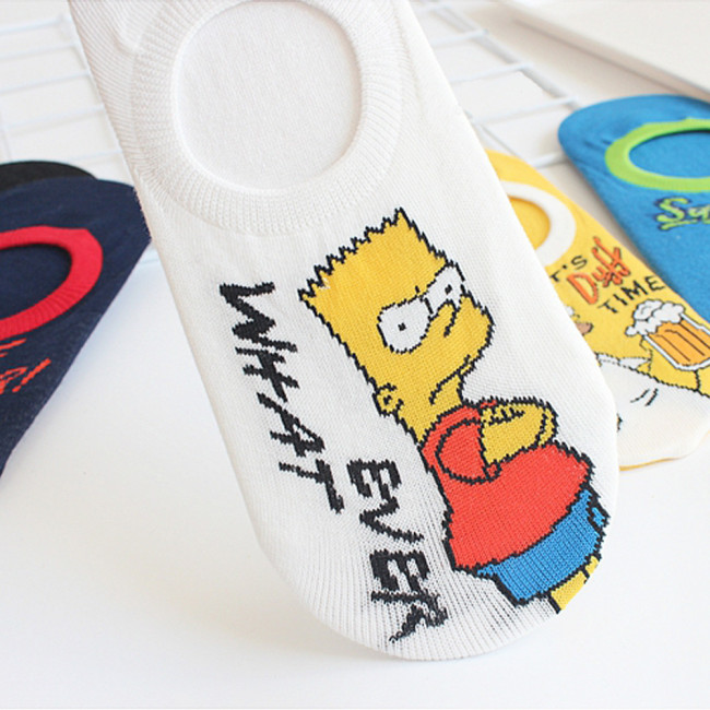 Women Socks Japanese Summer Kawaii Harajuku Boat Socks Female Casual 3D Cartoon Animal Cute Invisiable Slippers Girl Ankle Socks