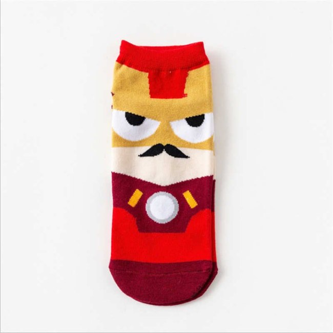 Kids Boys Socks Avengers Cartoon Super Hero Baby Girls Socks Straight Cotton Batman Captain America Spiderman comfortable sock