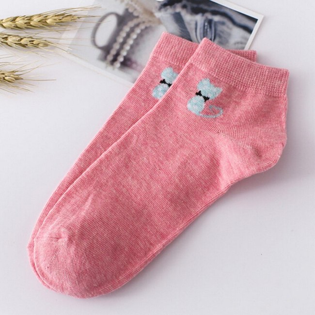 24Colors носки женские girl Striped socks woman short socks summer comfortable Harajuku socks women's short socks ankle