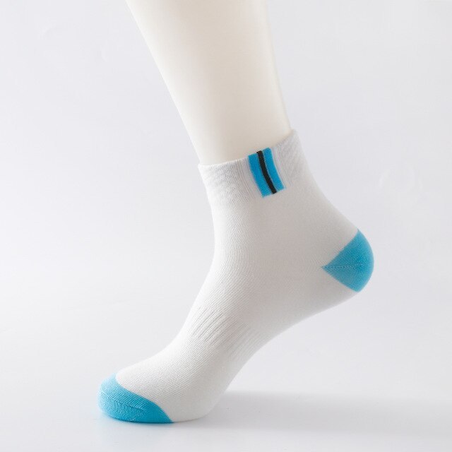 5 Pairs Men Socks Sport Business Durable Stitching Solid Sock Male Boy Stretchy Excellent Quality Meias Sock EU 39-45 Meias