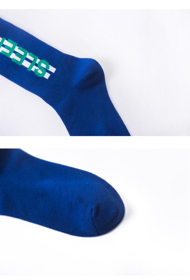 Letters Sports Tide Socks Men and Women Stocks Couples Tide Socks Autumn New Letters Stocks Cotton Socks Hip Hop Street Sports