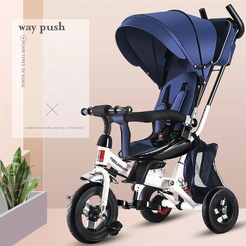 three baby stroller