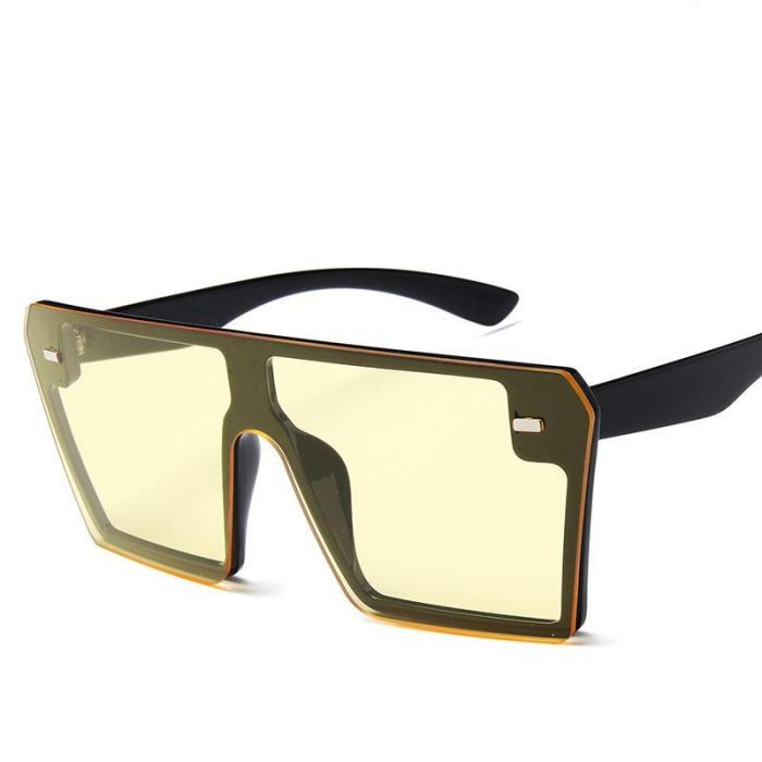 Flat Top Square Sunglasses