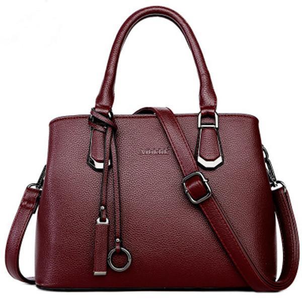 Women Genuine Leather Shoulder Bag Cowhide Crossbody Bag