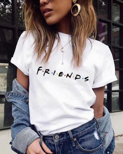 Friends Women Printed Daily Shirts Tops