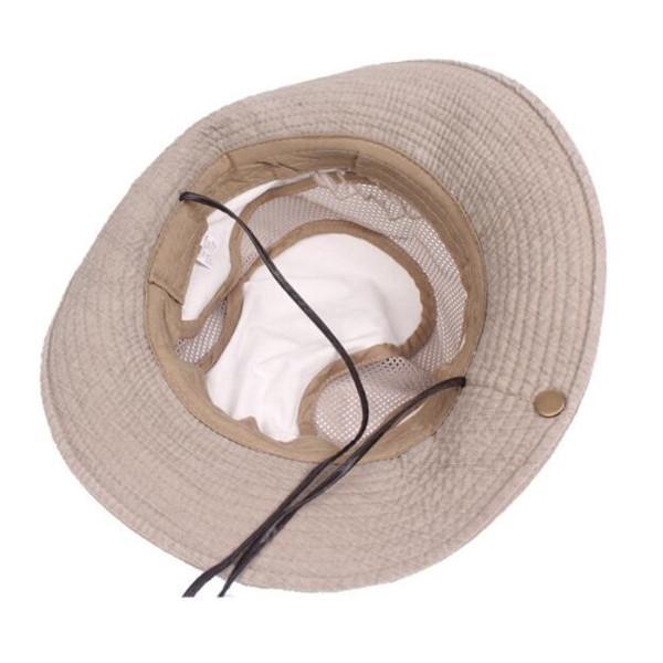 Embroidery Visor Bucket Hat Fisherman Hat Outdoor Mesh Sunshade Cap