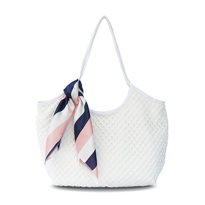 Women's Casual Hallowed Woven  Beach Shoulder Bags