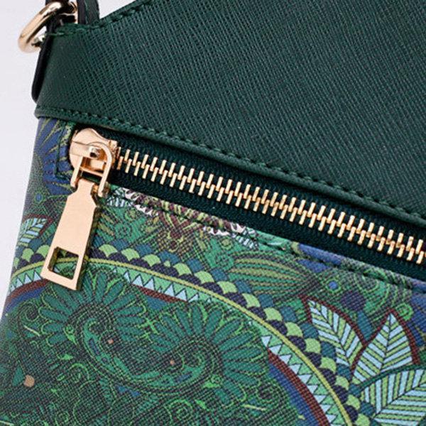 Bohemian Forest Series Bucket Crossbody Bag Print Phone Bag