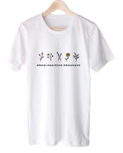 Casual Floral Printed Short Sleeve T-shirt