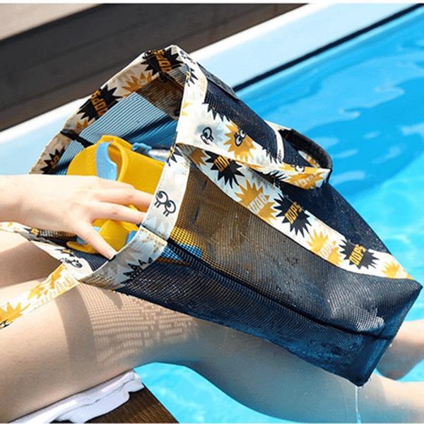 Nylon Lightweight Picnic Handbag Storage Bag Shoulder Bag