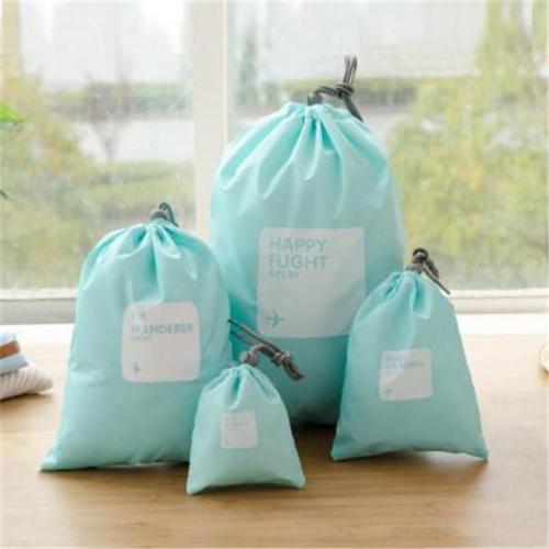 Casual 4 PCS Nylon Waterproof Beam Port Storage Bag Travel Bag