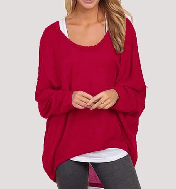 Crew Neck Polyester Asymmetric Casual T-Shirt