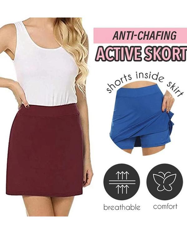 ANTI-CHAFING SLIM ACTIVE SKORT