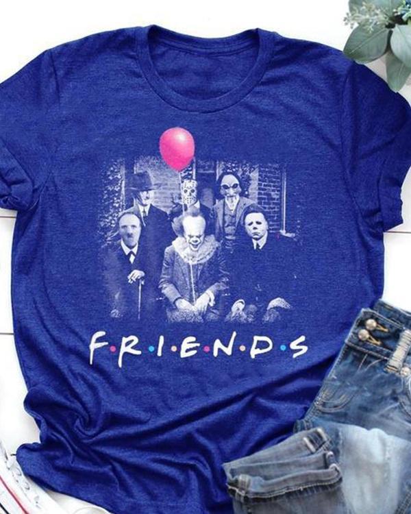 Friends Printed Women Daily T Shirts Tops