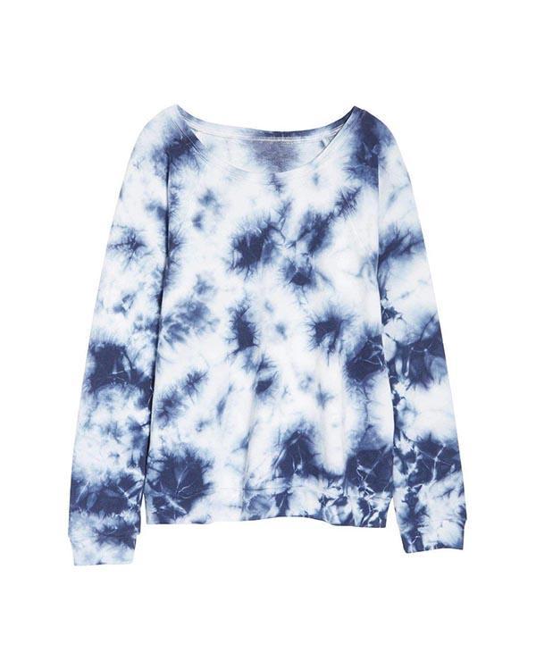 Comfy Loose Tie Dye Waist Tie Sweatsuit