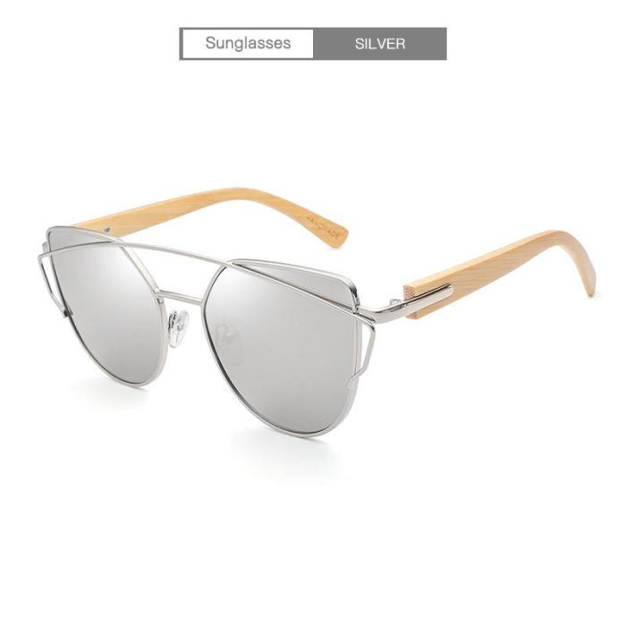 Vintage  Eyewear Wild Unisex Bamboo Frame Sun Glasses