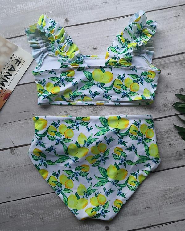 Sexy Print Bikini Swimsuit